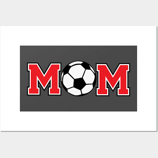 Soccer Mom Red Wall Art by capesandrollerskates 